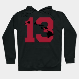 Aloha Tua - Red & Black Hoodie